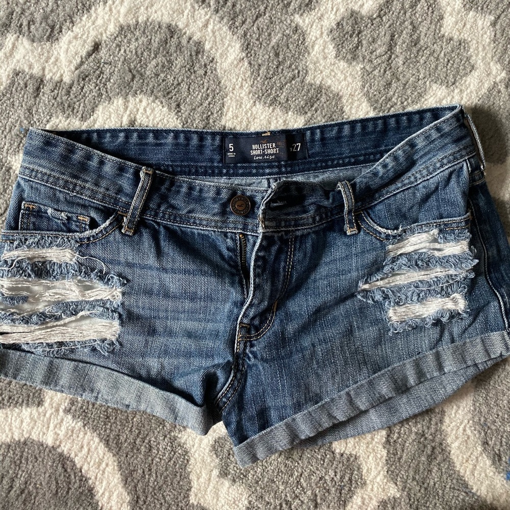 Hollister Distressed Short Short